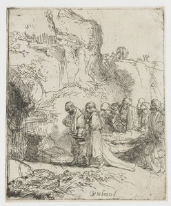 Chrystus zaniesiony do grobu autorstwa Rembrandt van Rijn