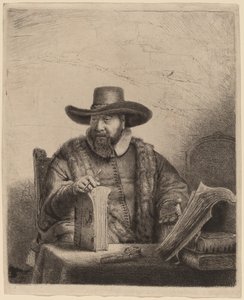 Cornelis Claesz Anslo autorstwa Rembrandt van Rijn