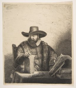 Cornelis Claesz Anslo, kaznodzieja autorstwa Rembrandt van Rijn