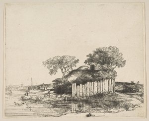 Chata z Białej Paling, 1648. autorstwa Rembrandt van Rijn