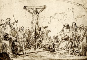Ukrzyżowanie autorstwa Rembrandt van Rijn