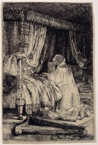 Dawid w modlitwie autorstwa Rembrandt van Rijn