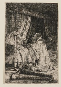 Dawid w modlitwie autorstwa Rembrandt van Rijn