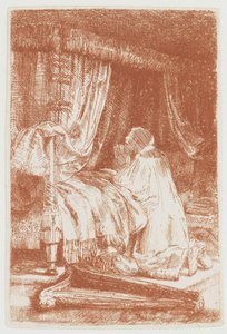 Dawid w modlitwie autorstwa Rembrandt van Rijn