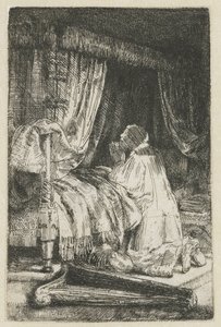 Dawid w modlitwie autorstwa Rembrandt van Rijn
