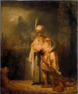 David żegna się z Jonathanem autorstwa Rembrandt van Rijn