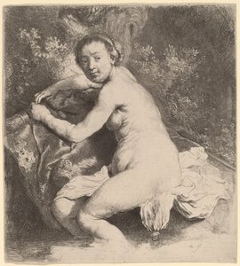 Diana w Łaźni autorstwa Rembrandt van Rijn