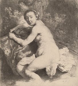 Diana w Łaźni, ok. godz. 1631. autorstwa Rembrandt van Rijn