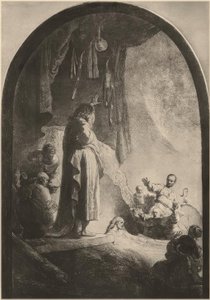 Wskrzeszenie Łazarza autorstwa Rembrandt van Rijn