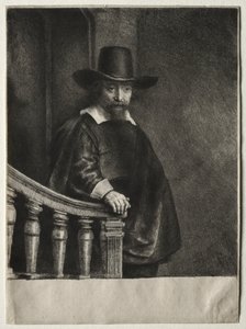Efraim Bonus, lekarz żydowski autorstwa Rembrandt van Rijn