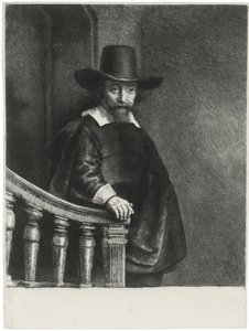 Efraim Bueno, lekarz żydowski, 1647 autorstwa Rembrandt van Rijn