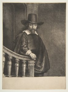 Efraim Bueno, lekarz żydowski, 1647. autorstwa Rembrandt van Rijn
