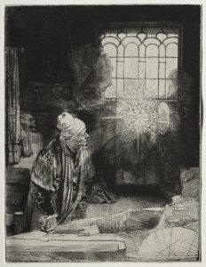 Faust ok. 1652. autorstwa Rembrandt van Rijn