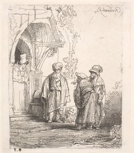 Jakub i Laban () autorstwa Rembrandt van Rijn