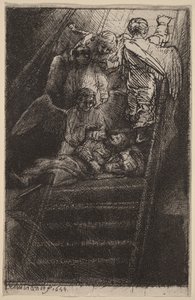 Drabina Jakuba autorstwa Rembrandt van Rijn