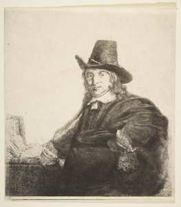 Jan Asselijn, Krab Malarz, ok. 1646. autorstwa Rembrandt van Rijn