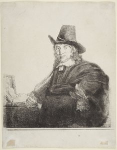 Jan Asselyn, malarz autorstwa Rembrandt van Rijn