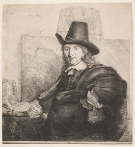 Jan Asselyn, malarz autorstwa Rembrandt van Rijn