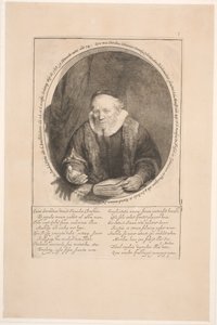 Jan Cornelis Sylvius, kaznodzieja: portret pośmiertny autorstwa Rembrandt van Rijn