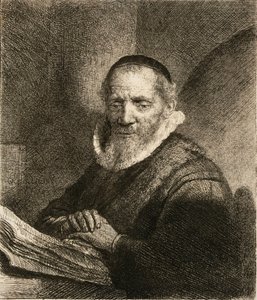 Jan Cornelisz Sylvius, kaznodzieja autorstwa Rembrandt van Rijn