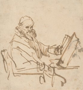 Jan Kornelisz Sylwiusz, Kaznodzieja, 16441645. autorstwa Rembrandt van Rijn