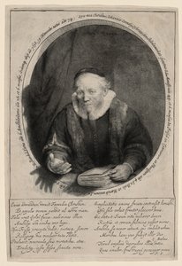 Jan Korneliusz Sylwiusz, kaznodzieja autorstwa Rembrandt van Rijn