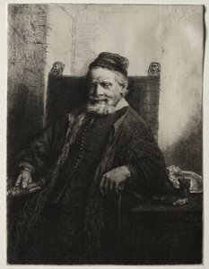Jan Lutma, złotnik autorstwa Rembrandt van Rijn