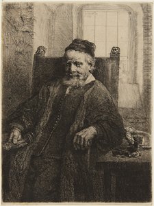 Jan Lutma, złotnik autorstwa Rembrandt van Rijn
