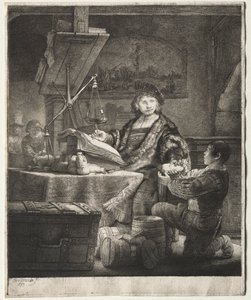 Jan Uytenbogaert autorstwa Rembrandt van Rijn