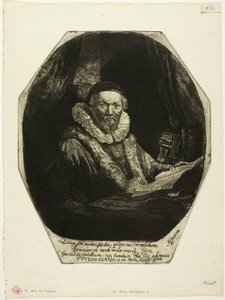 Jan Uytenbogaert autorstwa Rembrandt van Rijn