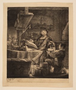 Jan Uytenbogaert, sekretarz generalny („Złoty Waga”) autorstwa Rembrandt van Rijn