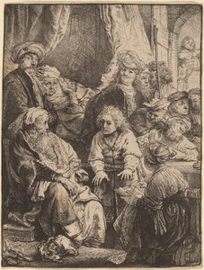 Józef opowiada swoje sny autorstwa Rembrandt van Rijn