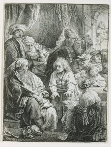 Józef opowiada swoje sny, 1638 autorstwa Rembrandt van Rijn