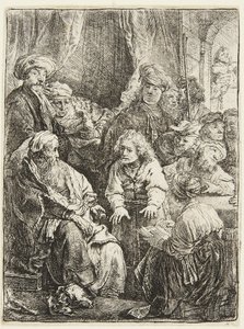 Józef opowiada swój sen autorstwa Rembrandt van Rijn