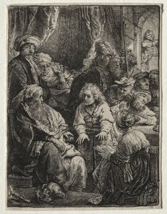 Józef opowiada swoje sny autorstwa Rembrandt van Rijn
