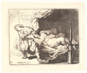 Żona Józefa i Potyfara autorstwa Rembrandt van Rijn