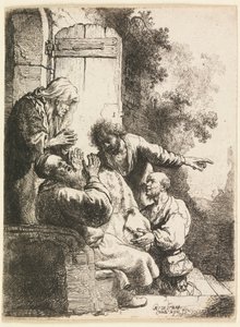 Płaszcz Józefa przywieziony do Jakuba autorstwa Rembrandt van Rijn