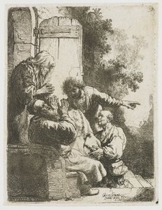 Płaszcz Józefa przyniesiony do Jakuba autorstwa Rembrandt van Rijn