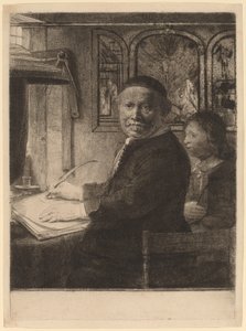 Lieven Willemsz van Coppenol: Mniejsza płyta, ok. 1930 1658. autorstwa Rembrandt van Rijn