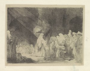 Loflied van Simeon Kolekcja osiemdziesięciu pięciu oryginalnych grafik (tytuł serii) autorstwa Rembrandt van Rijn