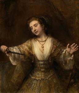 Lukrecja. 1664 autorstwa Rembrandt van Rijn