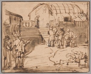 Arka Noego autorstwa Rembrandt van Rijn