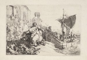 Okręt Fortuny autorstwa Rembrandt van Rijn