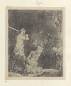 Onthoofding van Johannesa de Doper Kolekcja osiemdziesięciu pięciu oryginalnych grafik (tytuł serii) autorstwa Rembrandt van Rijn