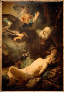 Poświęć Izaaka autorstwa Rembrandt van Rijn