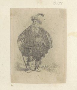 Perzische człowiek Kolekcja osiemdziesięciu pięciu oryginalnych grafik (tytuł serii) autorstwa Rembrandt van Rijn