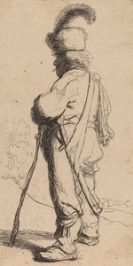 Polak wsparty na patyku, ok. 1930 r. 1632. autorstwa Rembrandt van Rijn
