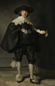 Portret Martena Soolmansa, 1634 autorstwa Rembrandt van Rijn