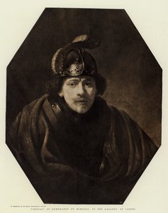 Sam portret Rembrandta, w Galerii w Cassel