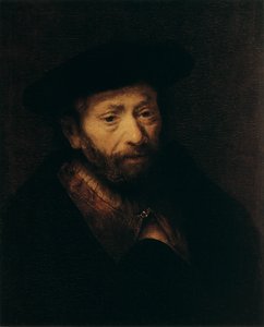 Portret starca, XVII w. autorstwa Rembrandt van Rijn